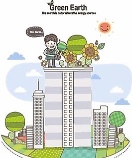 卡通兒童插畫 矢量AI_1061