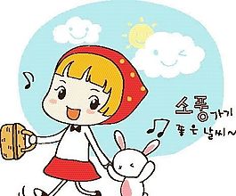 卡通兒童插畫 矢量漫畫兒童_973