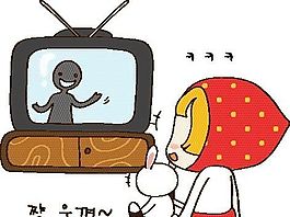 卡通兒童插畫 矢量漫畫兒童_891
