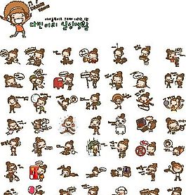 卡通兒童插畫(huà) 矢量漫畫(huà)兒童_884