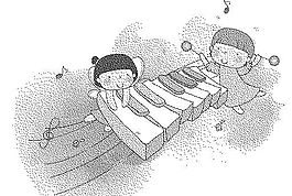 卡通兒童插畫(huà) 矢量漫畫(huà)兒童_823
