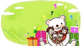 卡通兒童插畫 矢量漫畫兒童_737