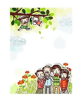 卡通兒童插畫 矢量漫畫兒童_725