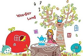 卡通兒童插畫 矢量漫畫兒童_700