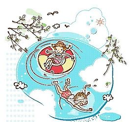 卡通兒童插畫 矢量漫畫兒童_679