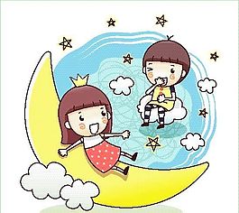 卡通兒童插畫 矢量EPS_622