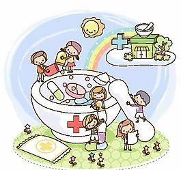 卡通兒童插畫 矢量AI_187