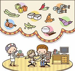 卡通兒童插畫 矢量AI_171
