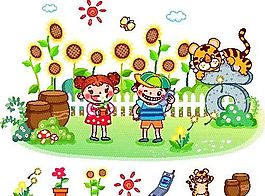 卡通兒童插畫 矢量EPS_122