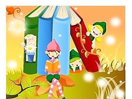 韓國卡通人物-65 生活寫真 矢量AI