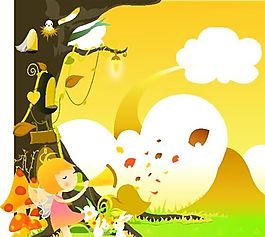 韓國卡通人物-62 生活寫真 矢量AI