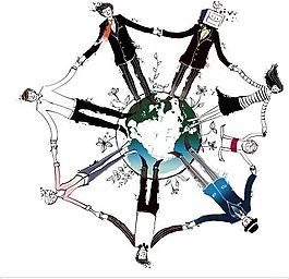 卡通人物 商業(yè)人物 矢量 AI_203