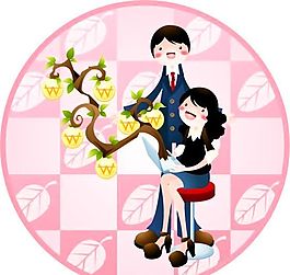 卡通人物 商業(yè)人物 矢量 AI_095