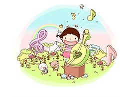 漫畫(huà)兒童 卡通兒童 矢量 AI格式_1258
