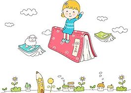 漫畫(huà)兒童 卡通兒童 矢量 AI格式_1154
