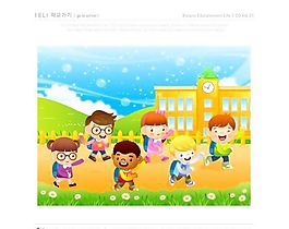 漫畫(huà)兒童 卡通兒童 矢量 AI格式_0954
