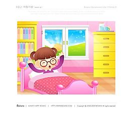 漫畫(huà)兒童 卡通兒童 矢量 AI格式_0952