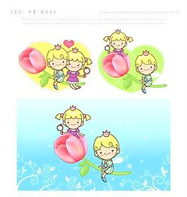 漫畫兒童 卡通兒童 矢量 AI格式_0869