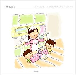 漫画儿童 卡通儿童 矢量 AI格式_0853