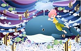 漫畫兒童 卡通兒童 矢量 AI格式_0646