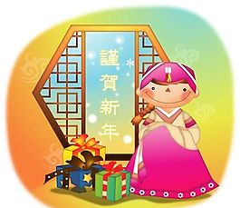 漫畫兒童 卡通兒童 矢量 AI格式_0385