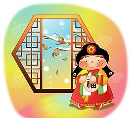 漫畫(huà)兒童 卡通兒童 矢量 AI格式_0383