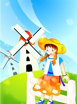 漫畫(huà)兒童 卡通兒童 矢量 AI格式_0114