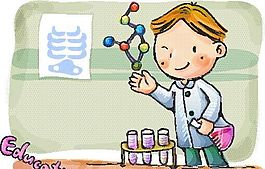 漫畫兒童 卡通兒童 學(xué)習(xí) 矢量 EPS格式 063