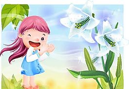 漫畫(huà)兒童 卡通兒童 矢量 EPS格式 306