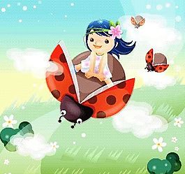 漫畫兒童 卡通兒童 矢量 EPS格式 180