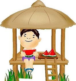 漫畫(huà)兒童 卡通兒童 矢量 EPS格式 492