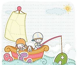 漫畫兒童 卡通兒童 矢量 EPS格式 468