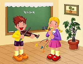 漫畫兒童 卡通兒童 矢量 EPS格式 378