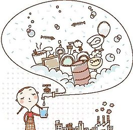 漫畫兒童 卡通兒童 矢量 EPS格式 296