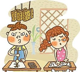 漫畫兒童 卡通兒童 矢量 EPS格式 115