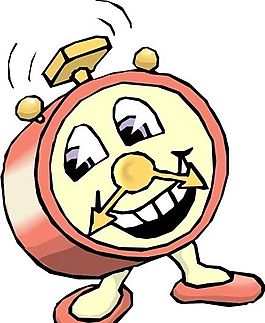 擬人鐘表 矢量素材 EPS格式_0002