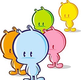 擬人卡通 矢量素材 矢量 AI格式_0030