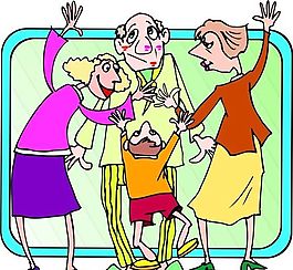 生活寫真 卡通漫畫 矢量 EPS格式_0332