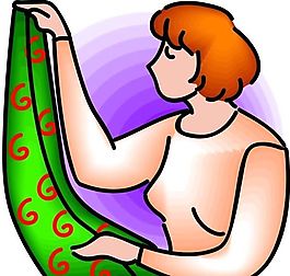 漫畫女性 卡通漫畫 矢量 EPS格式_0219