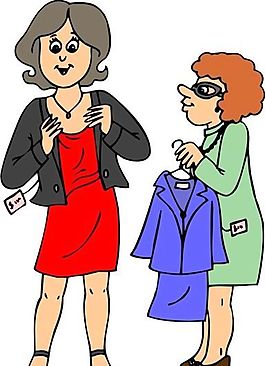 漫畫女性 卡通漫畫 矢量 EPS格式_0009