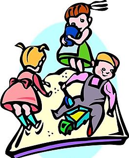 漫畫兒童 卡通兒童 矢量 EPS格式_0520