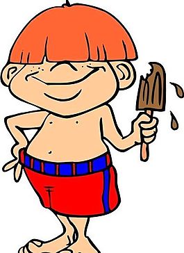 漫畫兒童 卡通兒童 矢量 EPS格式_0417