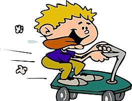 漫畫兒童 卡通兒童 矢量 EPS格式_0226