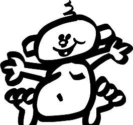 卡通兒童 矢量素材 EPS格式_0005