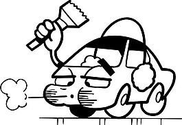 汽车拟人 卡通汽车 矢量素材 EPS格式_0052