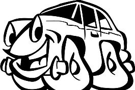 汽車擬人 卡通汽車 矢量素材 EPS格式_0030