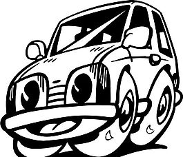 汽车拟人 卡通汽车 矢量素材 EPS格式_0010