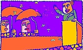 趣味人物 卡通人物 矢量 EPS_0049