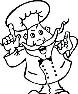 廚師 俄國(guó)人物矢量素材 ai格式_22