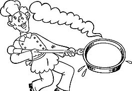 廚師 俄國人物矢量素材 ai格式_03